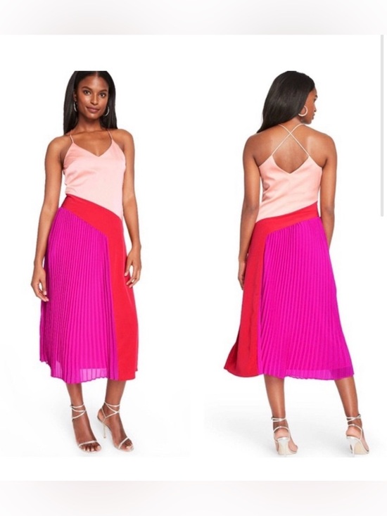 Cushnie x Target Dresses & Skirts - NWT Cushnie x Target Pleated Dress Pink Red 12